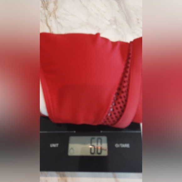 SHEIN Printed Mesh Plunge One-Piece Swimsuit Size Large - Picture 11 of 11